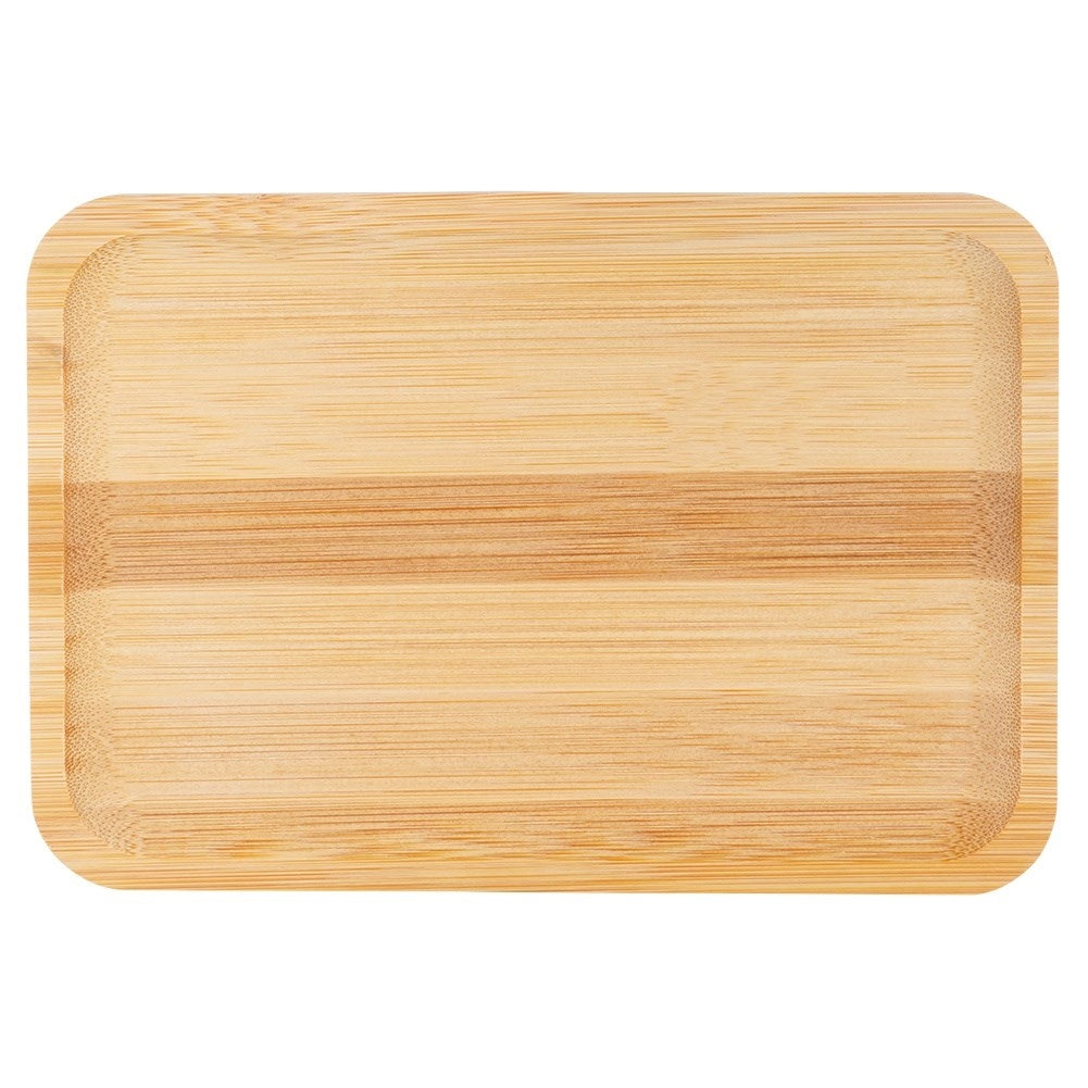 Bamboo plate: Durable wood for serving all dishes