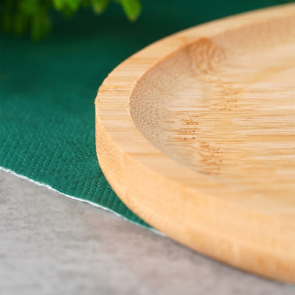 Bamboo plate for serving