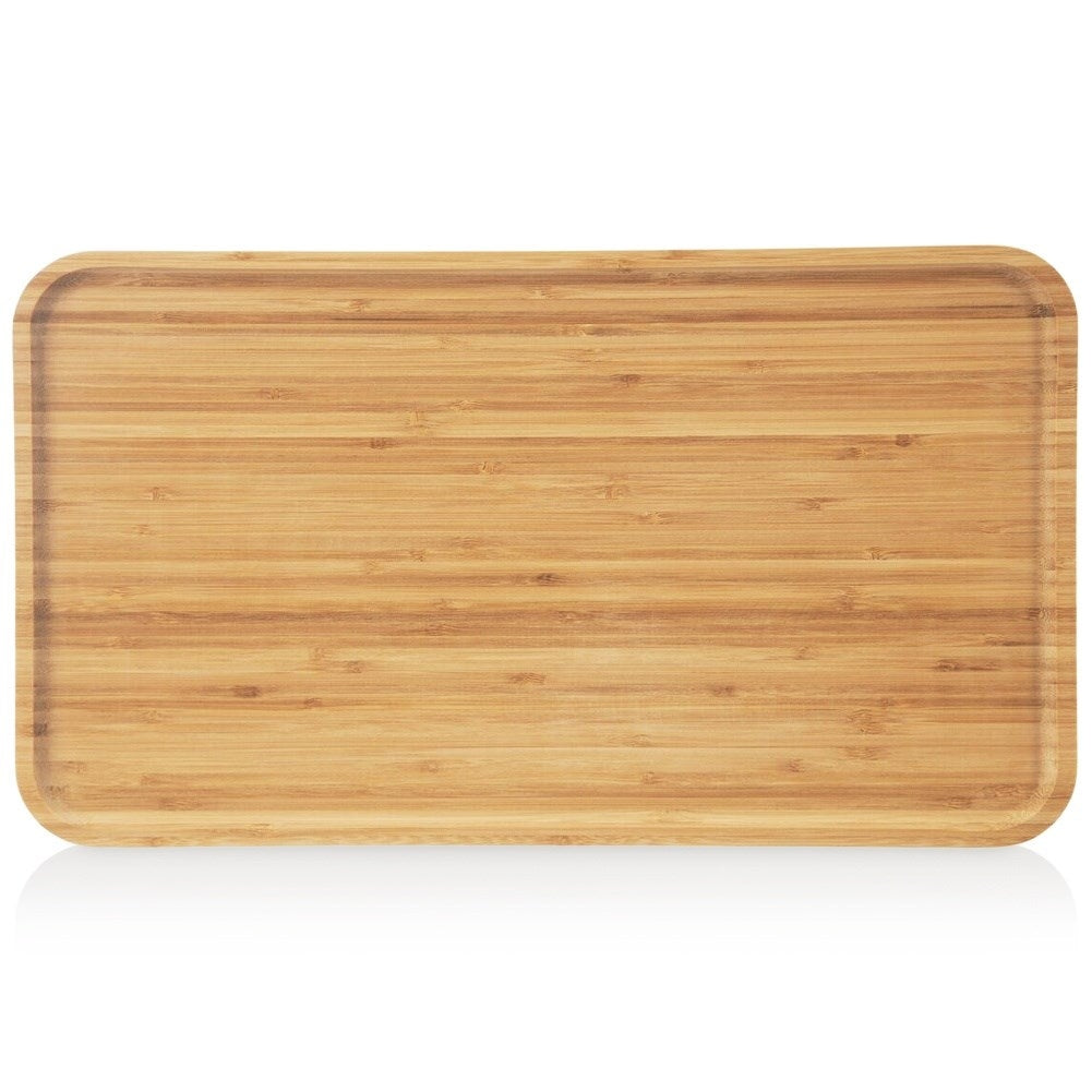 Bamboo plate for starters, dishes and desserts