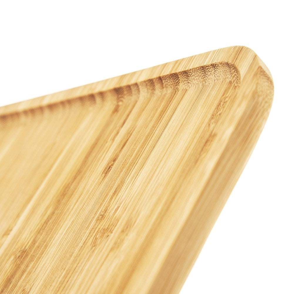 Bamboo plate for starters, dishes and desserts