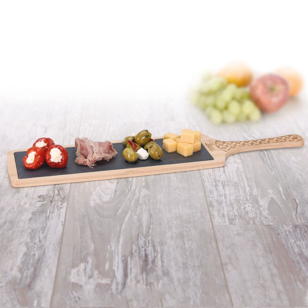 Bamboo serving board 48x12 cm