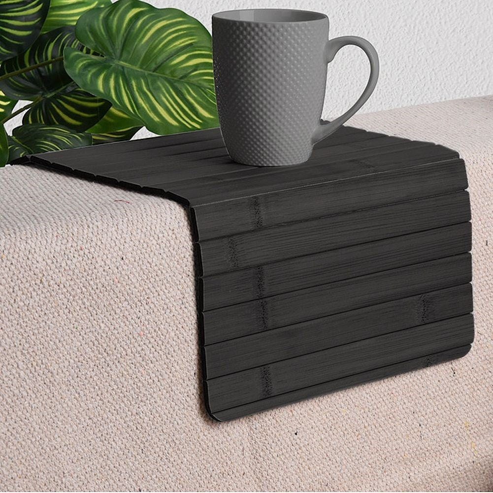 Bamboo tabletop: Protects tables and sofas effectively