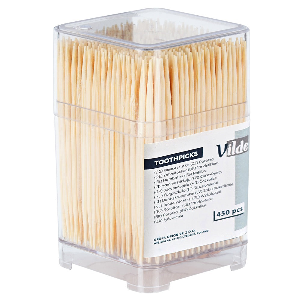 Bamboo toothpicks 6.5 cm 450 pcs.