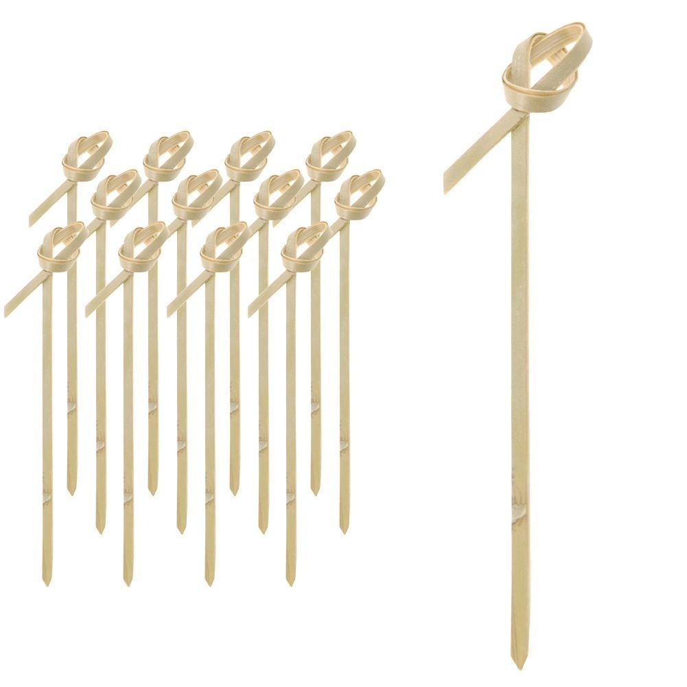 Bamboo toothpicks for snacks and appetizers, sharp and safe