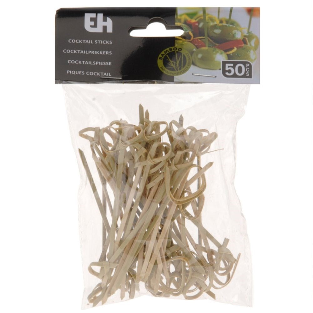 Bamboo toothpicks for snacks and appetizers, sharp and safe