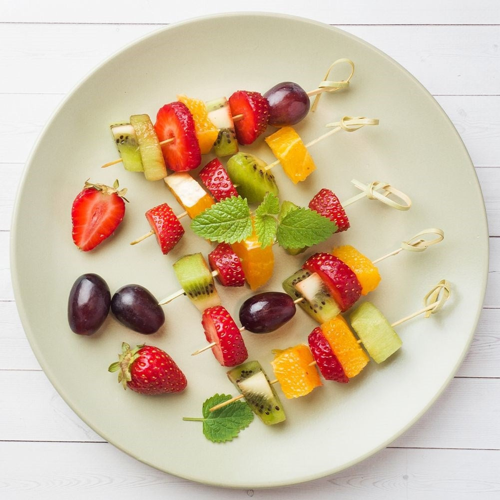 Bamboo toothpicks for snacks and appetizers, sharp and safe