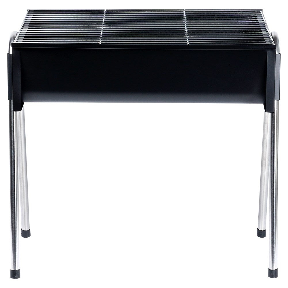 Barbecue charcoal with four legs, easy to assemble, removable grid