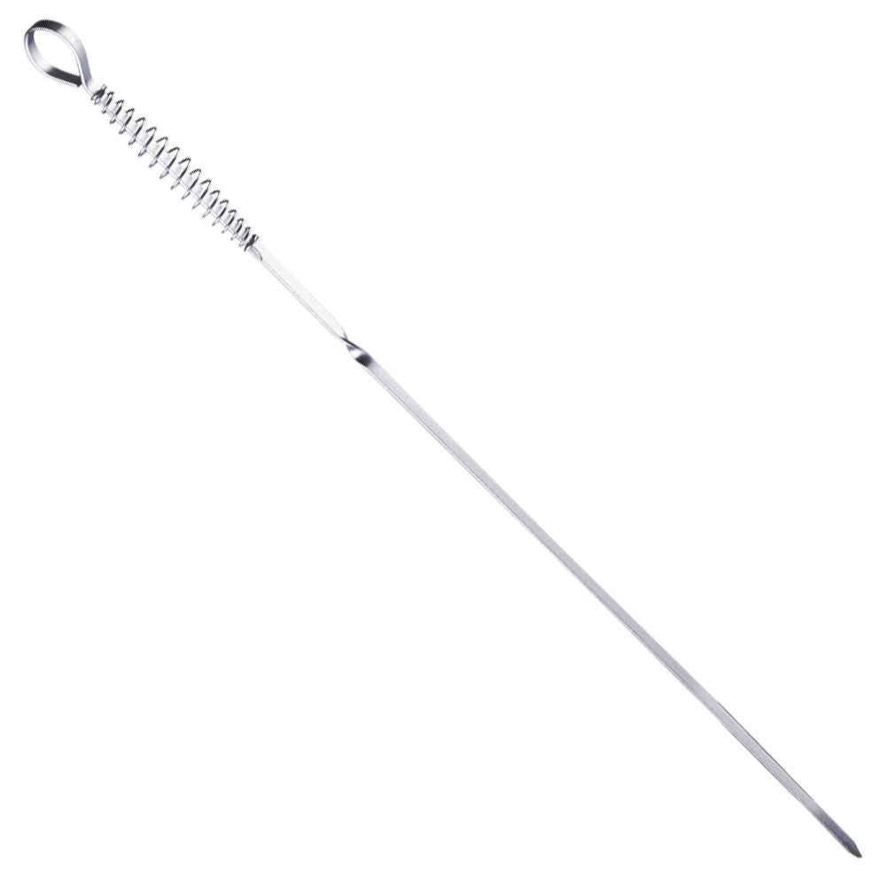 Barbecue skewer set: Four steel skewers for vegetables and meat