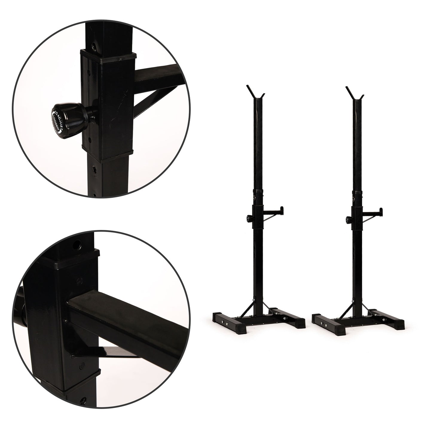 Barbell stands, 2 pcs, supports for the bench 300 kg