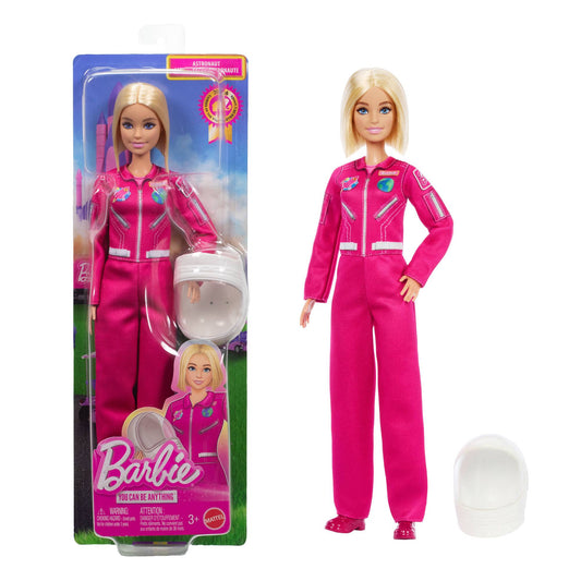 Barbie Astronaut Doll with Pink Space Suit and Helmet