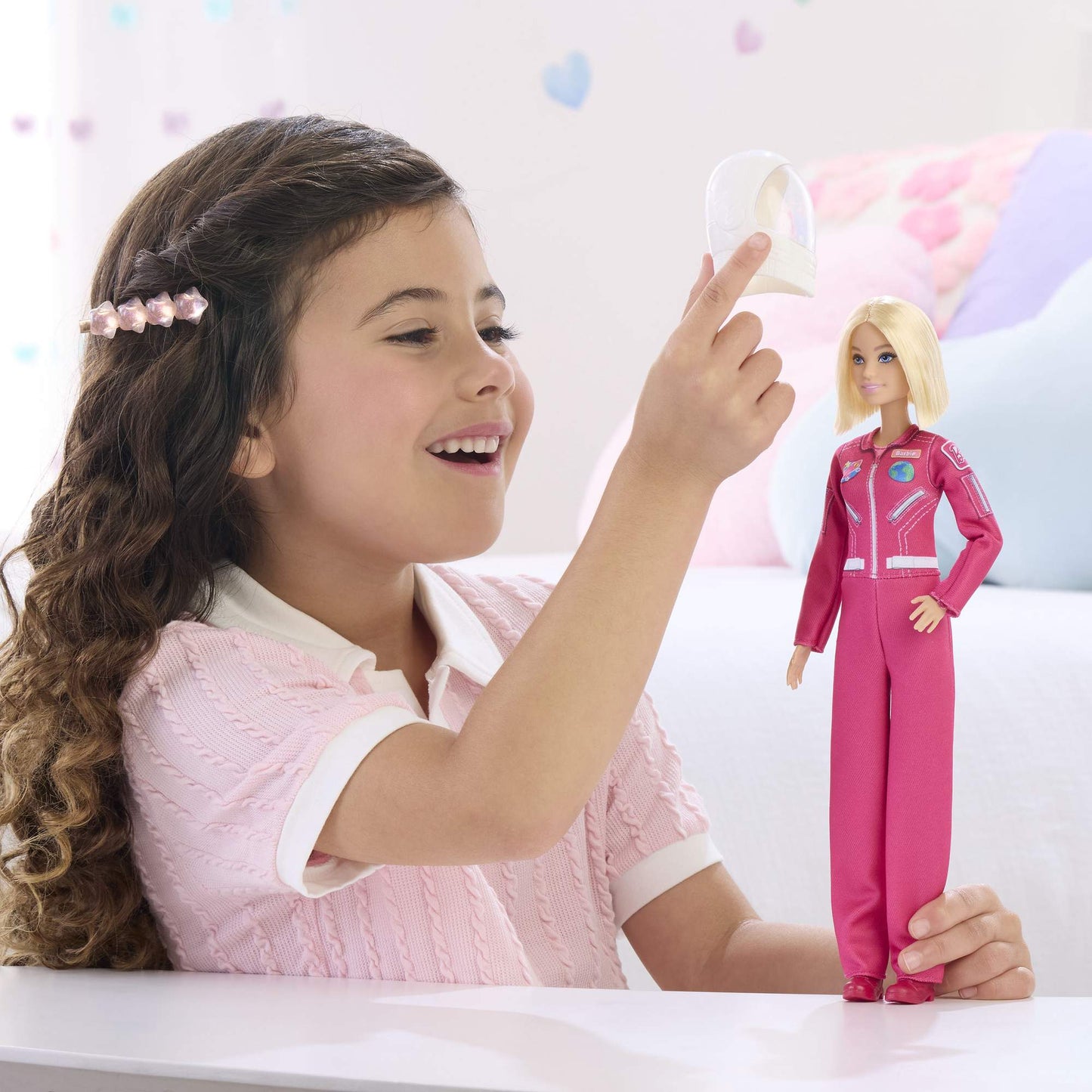 Barbie Astronaut Doll with Pink Space Suit and Helmet