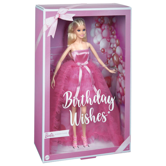 Barbie Birthday Wishes Doll with Pink Tulle Dress
