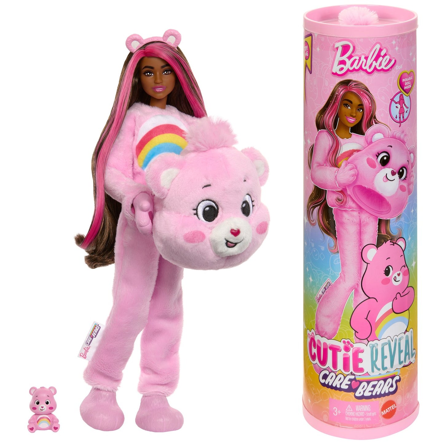 Barbie Cutie Reveal Care Bears Pink