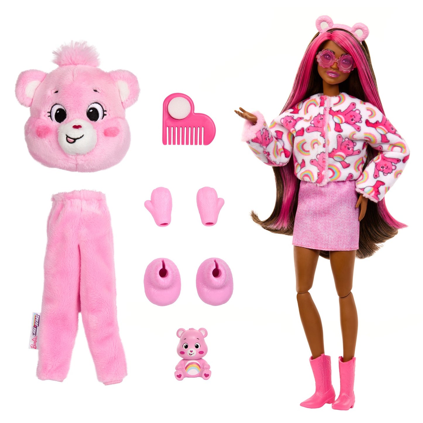 Barbie Cutie Reveal Care Bears Pink