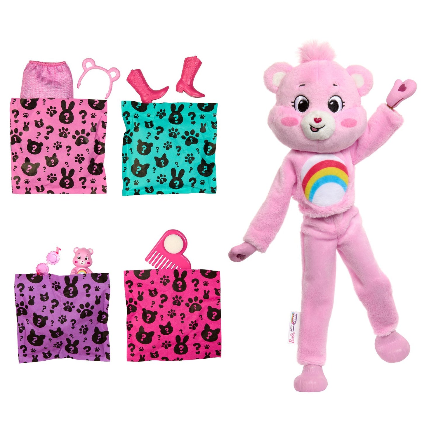 Barbie Cutie Reveal Care Bears Pink