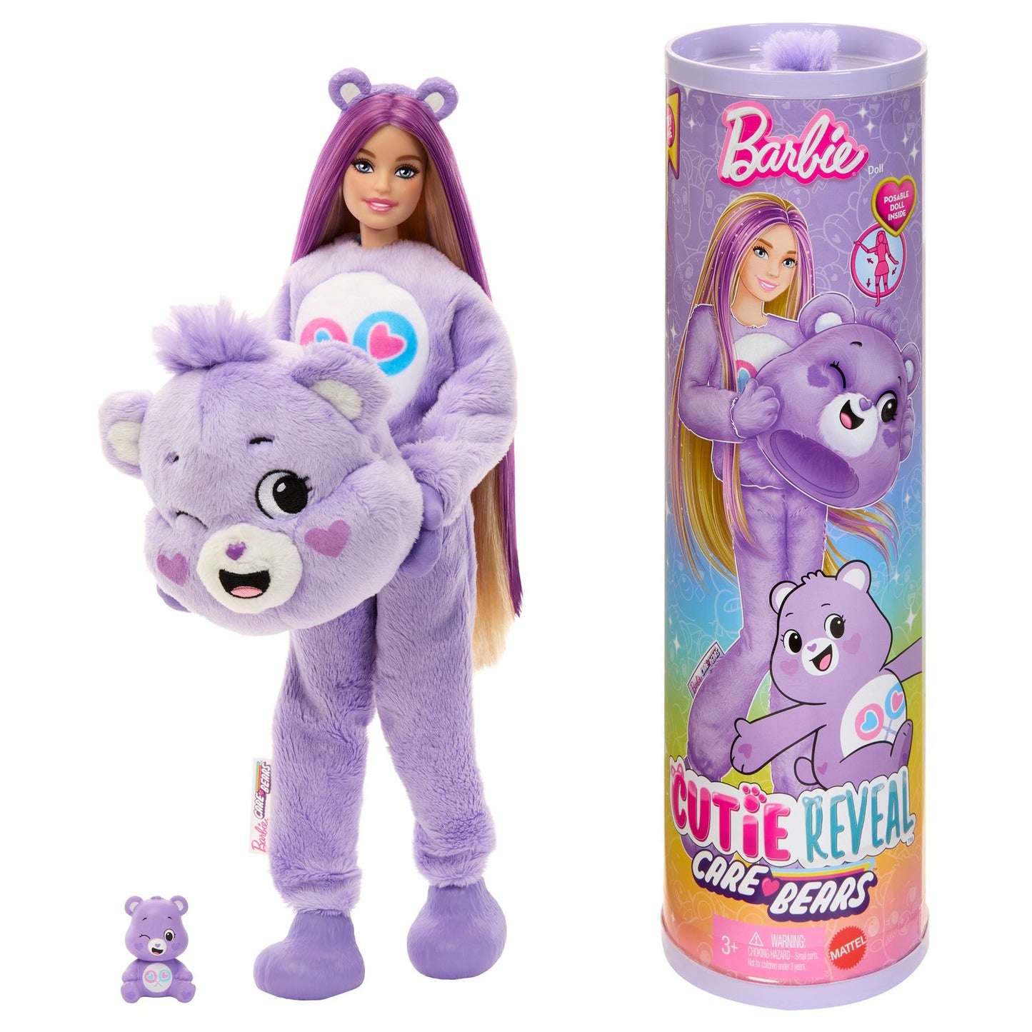 Barbie Cutie Reveal Care Bears Purple