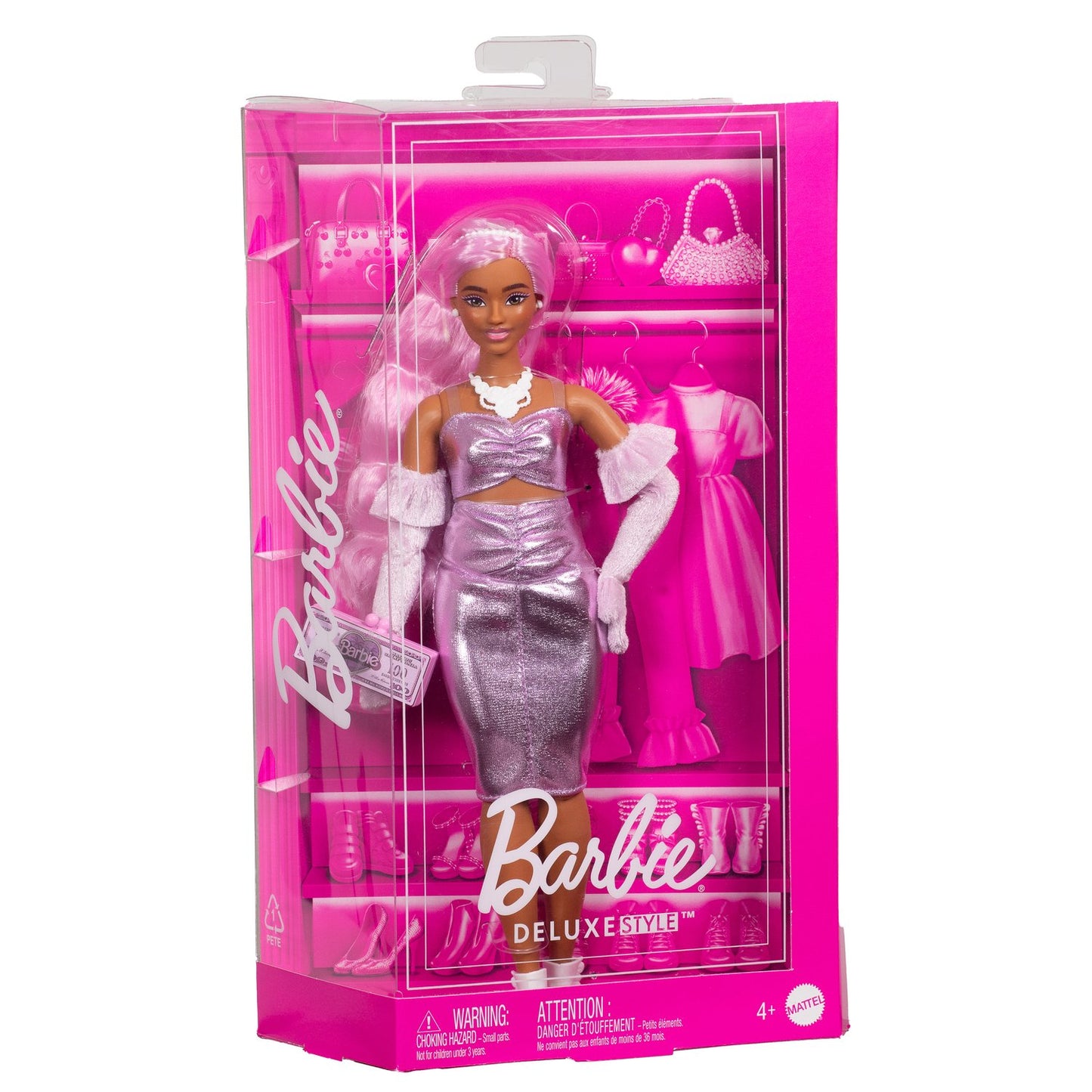 Barbie Deluxe Doll Pink Hair