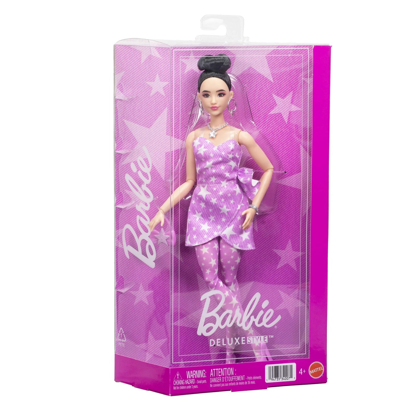 Barbie Deluxe Fashion Doll with Denim Rose Outfit