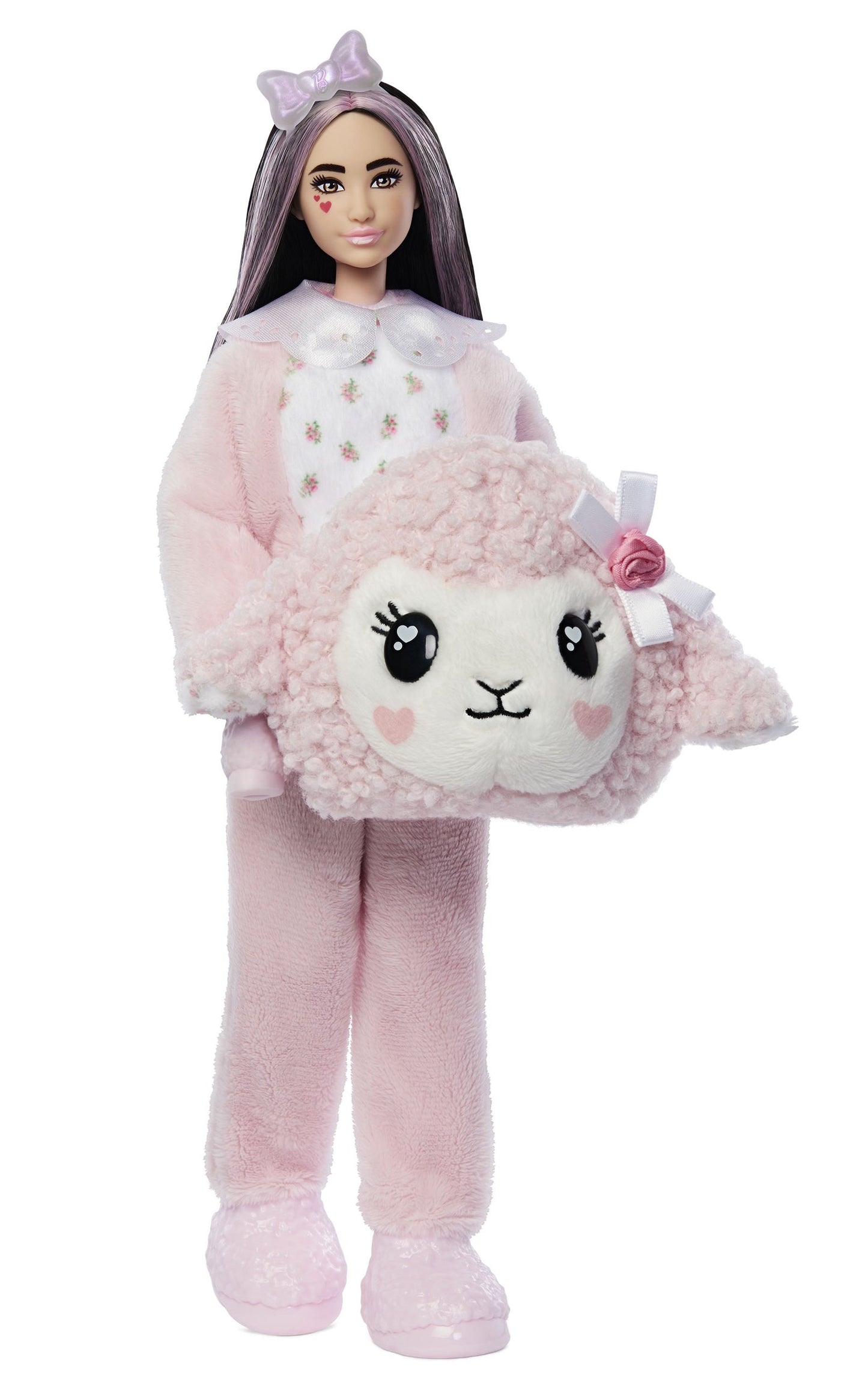 Barbie Doll with Pink Lamb Costume & 10 Surprises