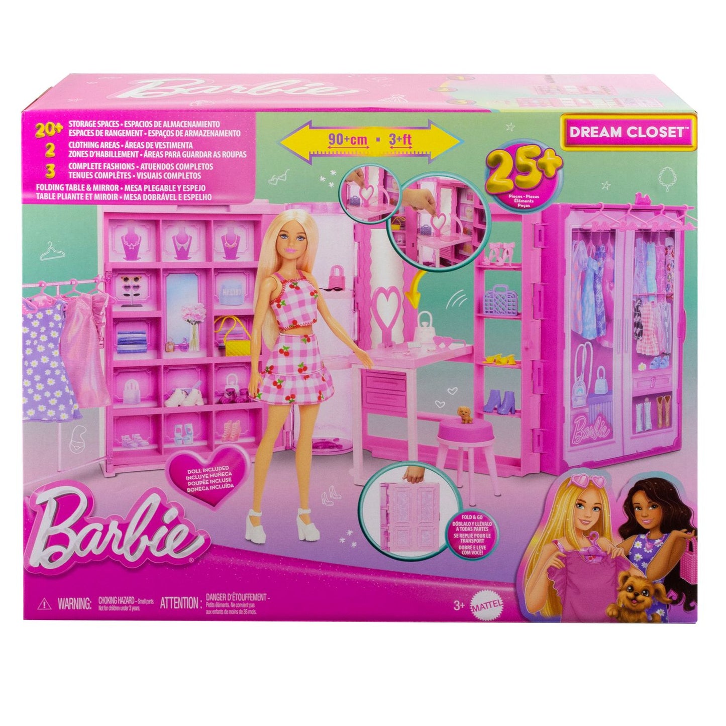 Barbie Fashion Fun Dream Closet & Doll