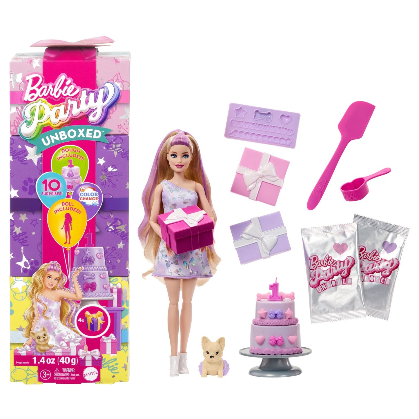 Barbie Party Unboxed Doll 1