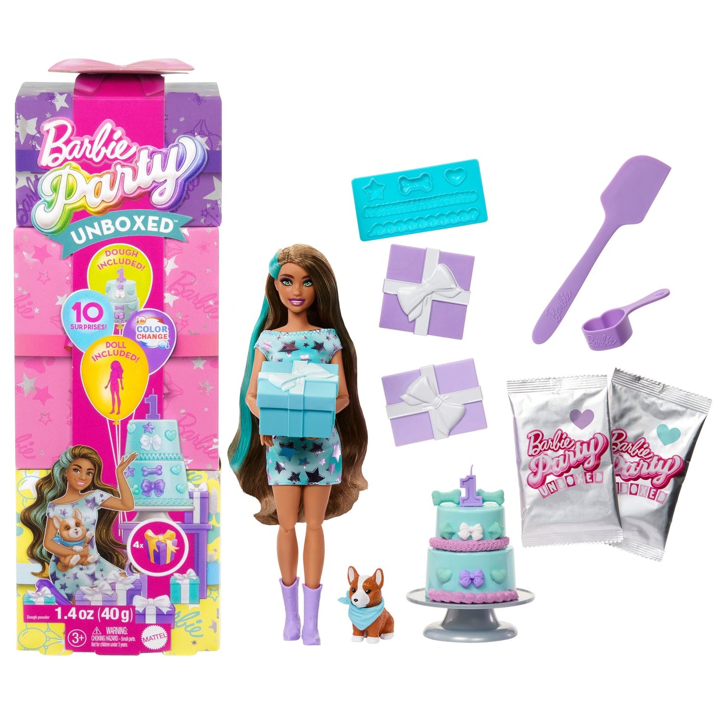 Barbie Party Unboxed Doll 3