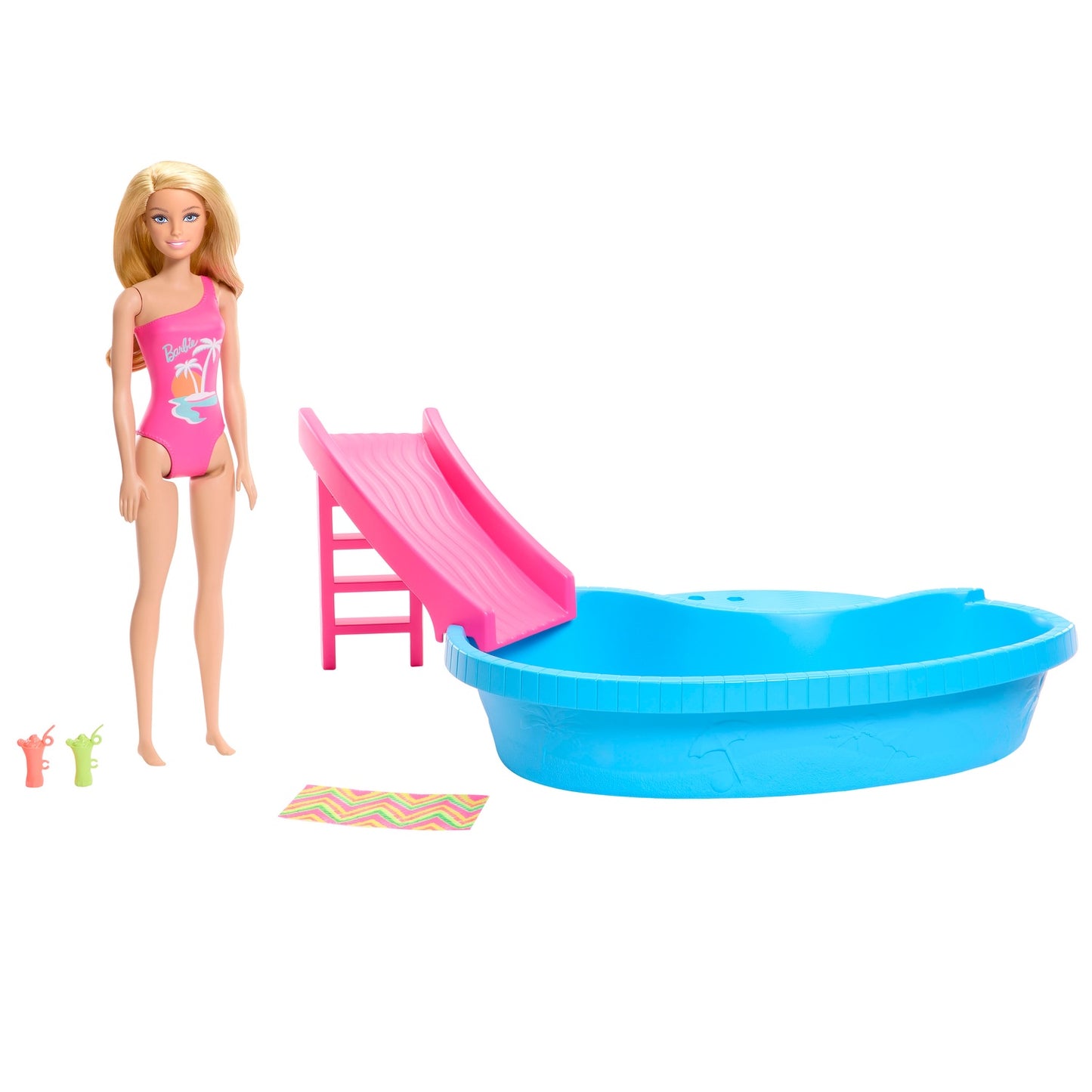 Barbie Pool With Doll Playset