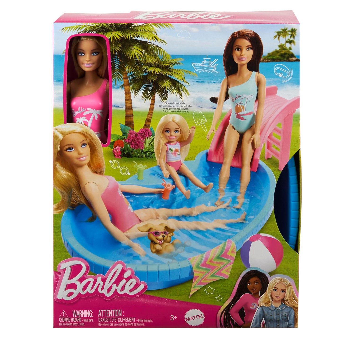 Barbie Pool With Doll Playset
