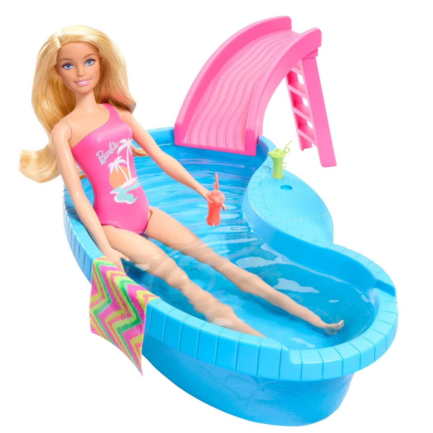 Barbie Pool With Doll Playset