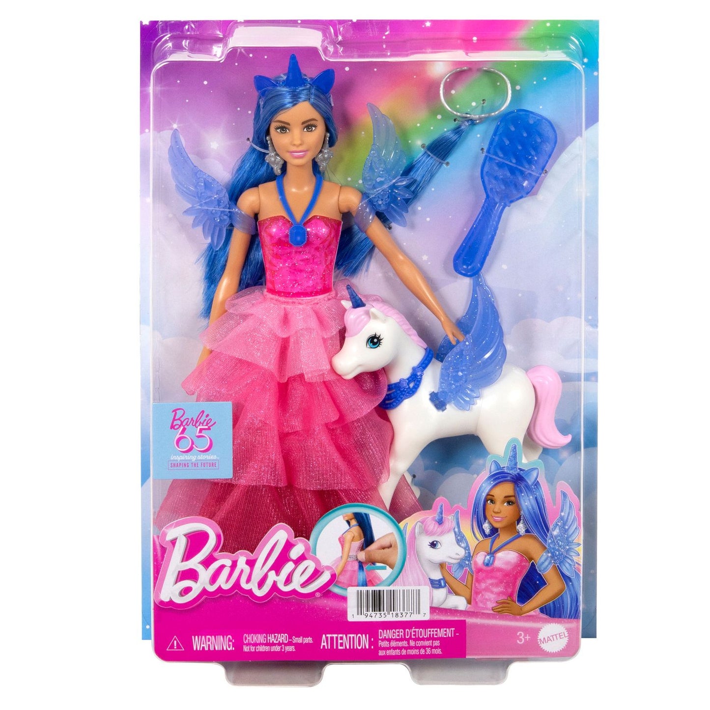 Barbie Sapphire Doll With Unicorn