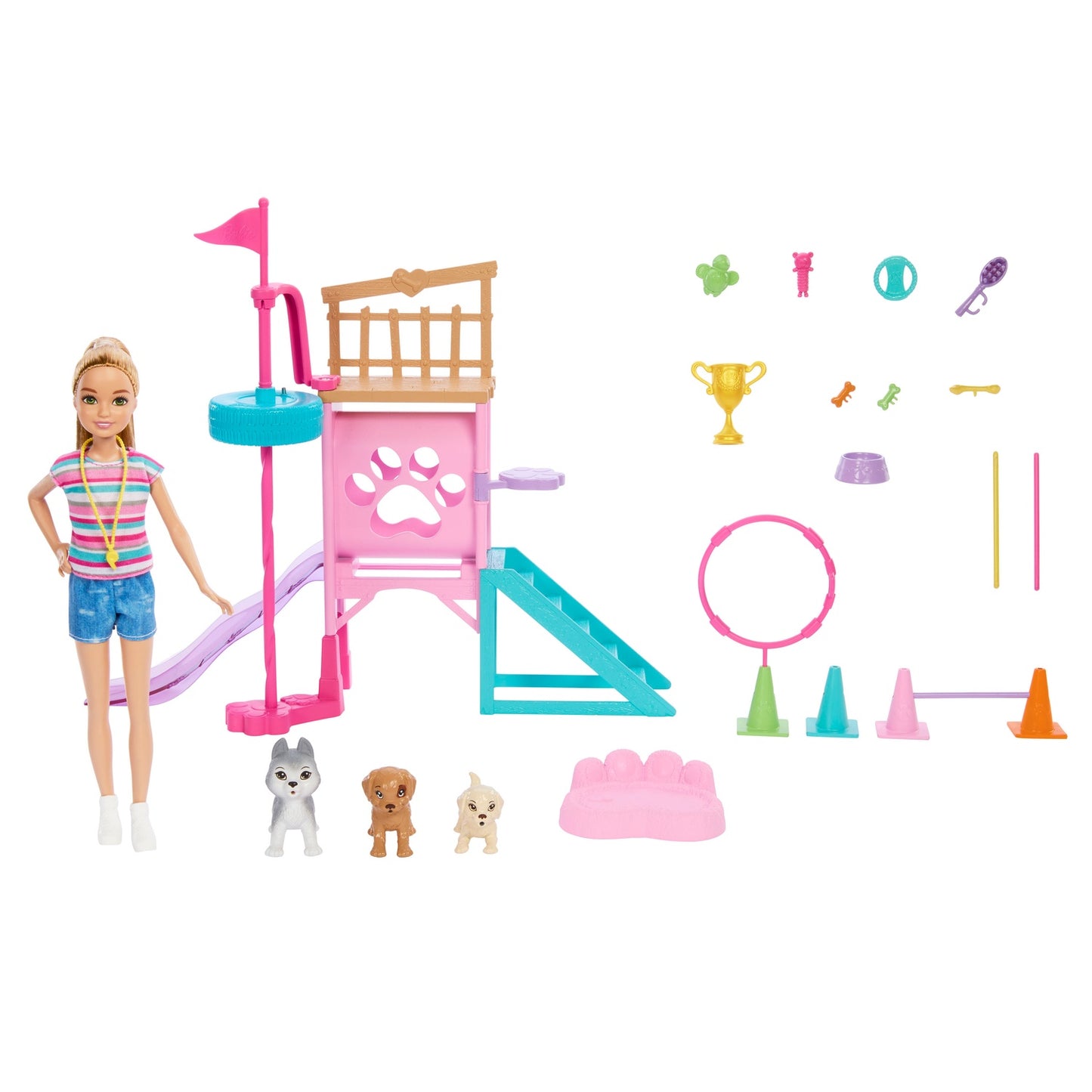 Barbie Stacie Puppy Playground Playset