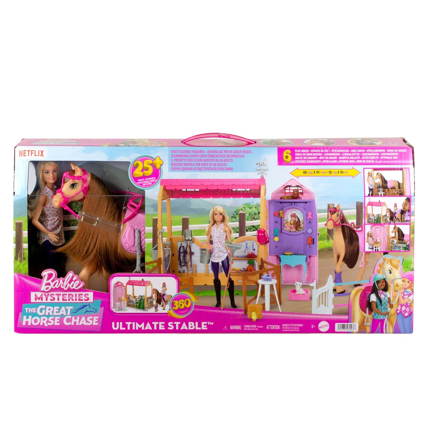 Barbie Ultimate Stable With Doll & Horse