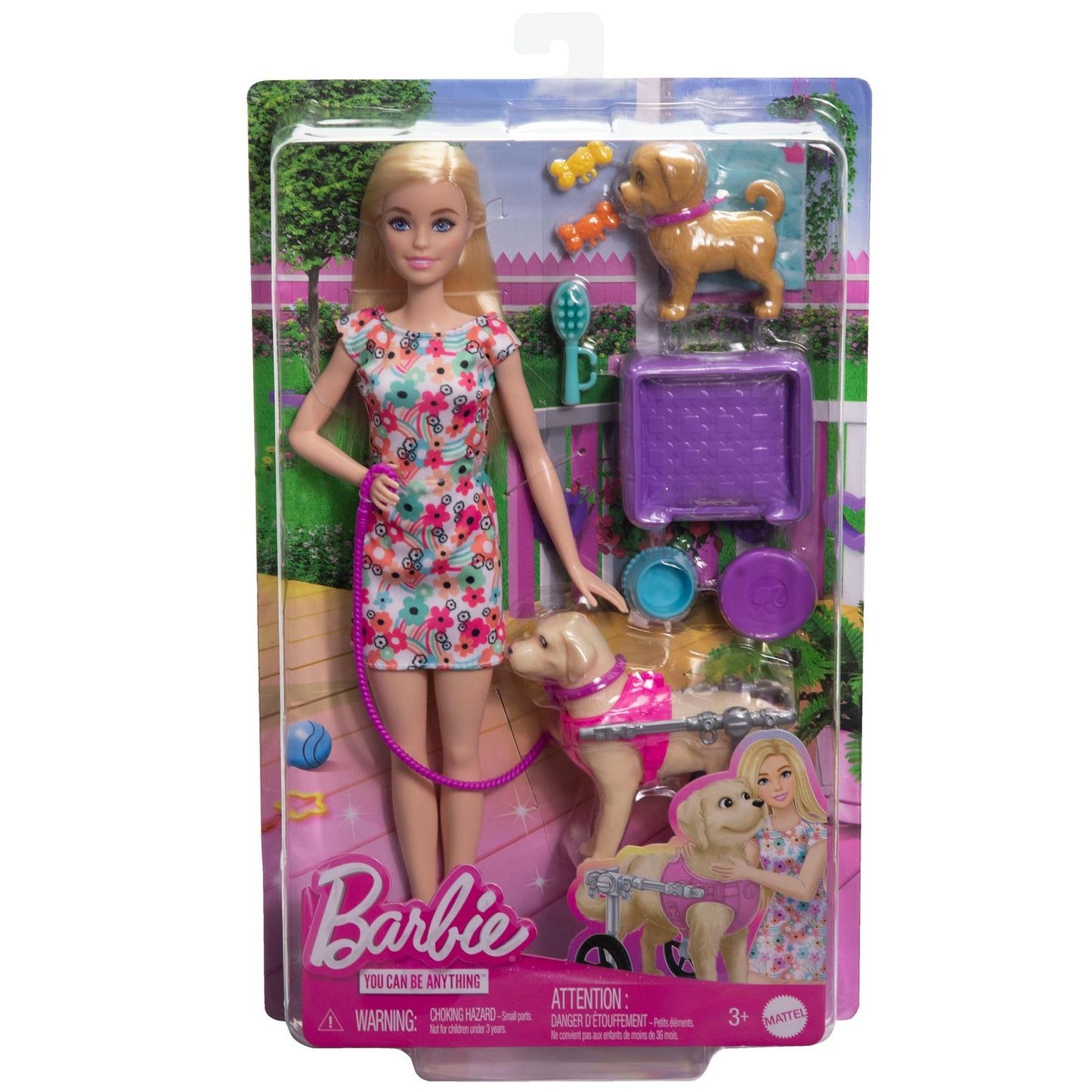 Barbie Walk And Wheel Pet Playset