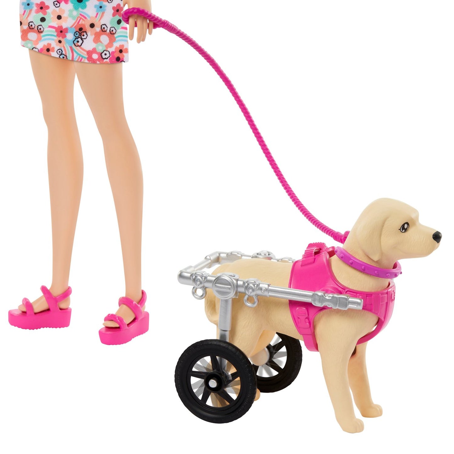 Barbie Walk And Wheel Pet Playset