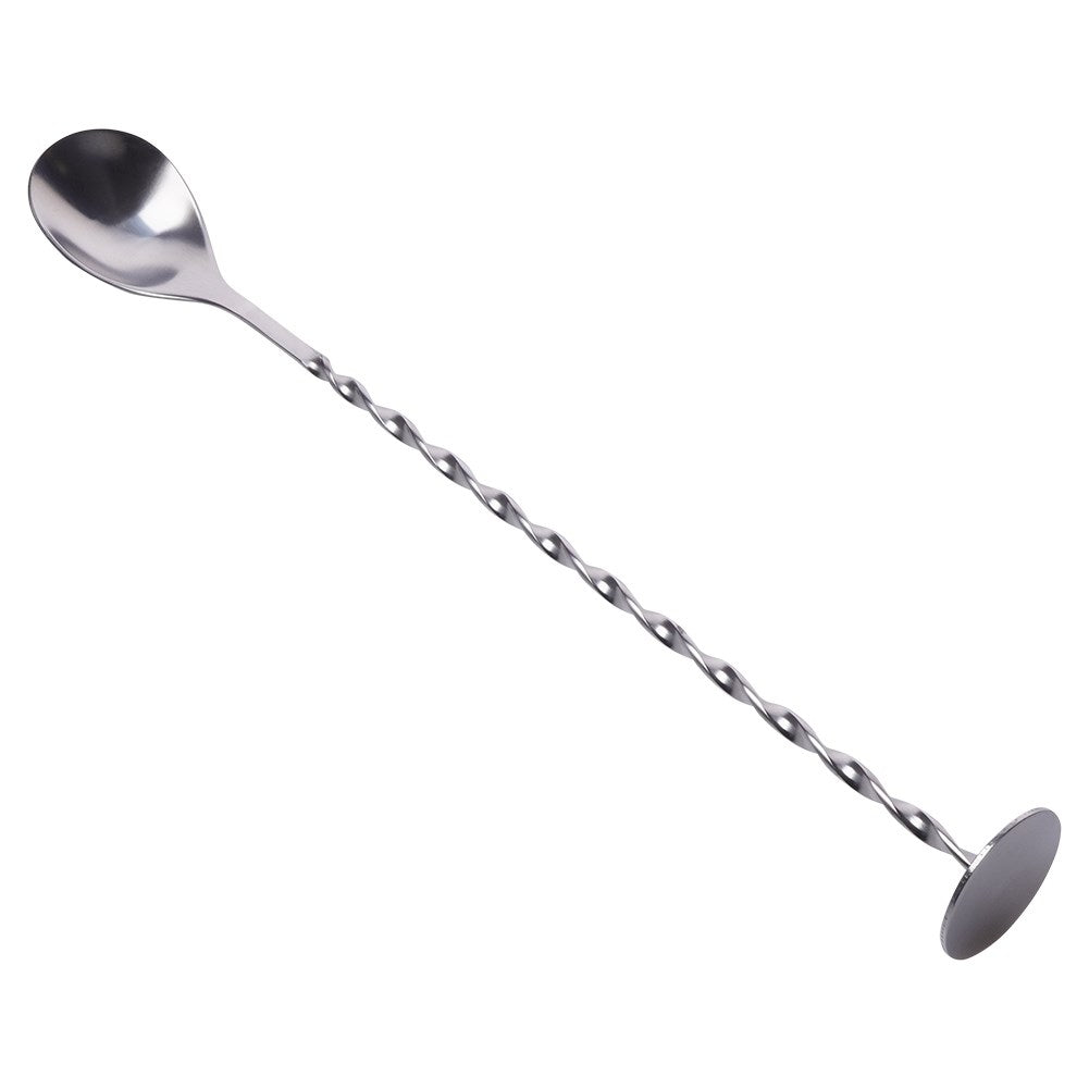 Bar spoon 28 cm - Stainless steel, spiral, cocktail mixing