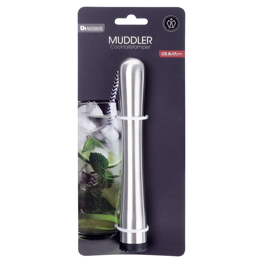 Bar spoon in stainless steel, 17.5 cm - Mojito expert!