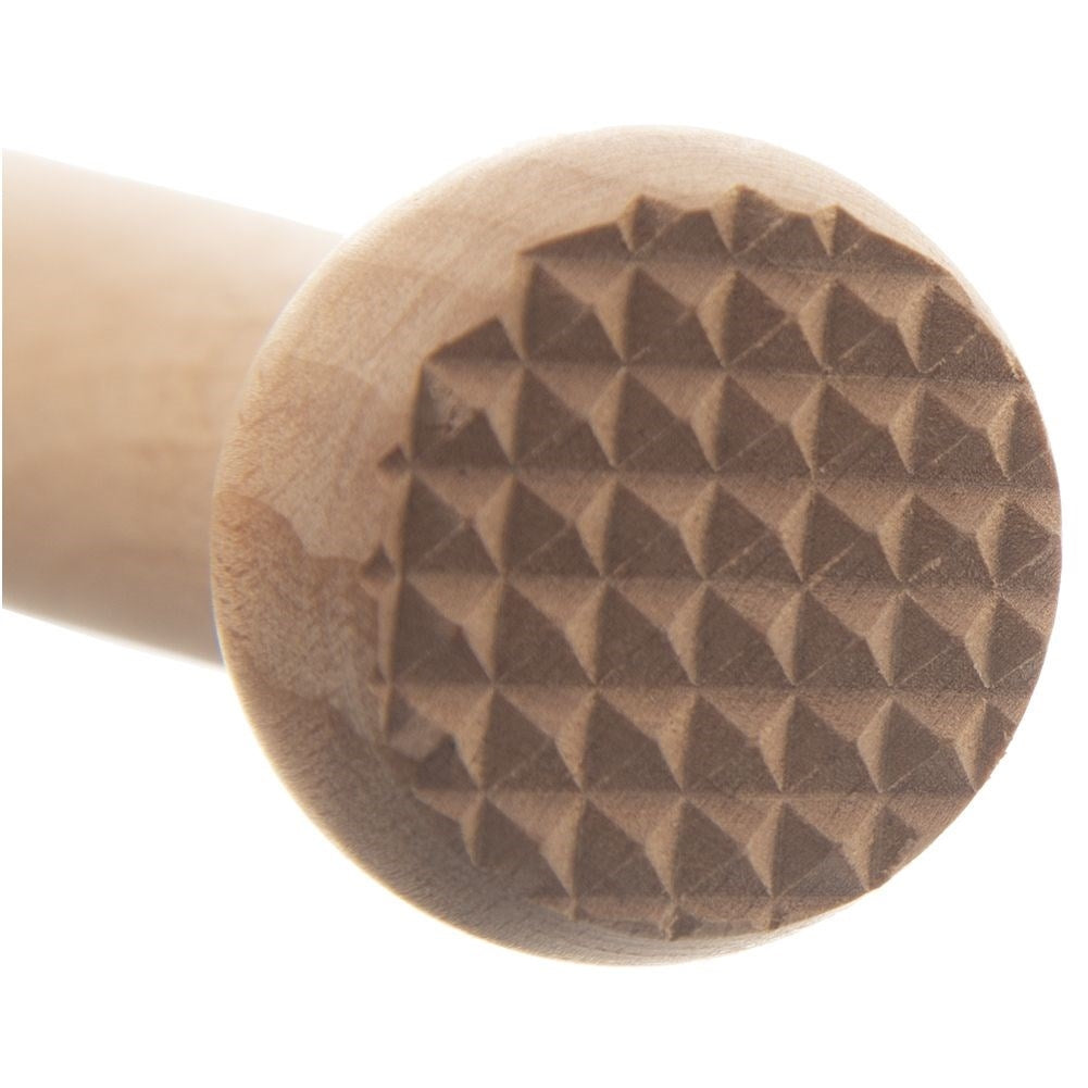 Bar stools in beech wood, 22 cm, serrated end, perfect for mojitos