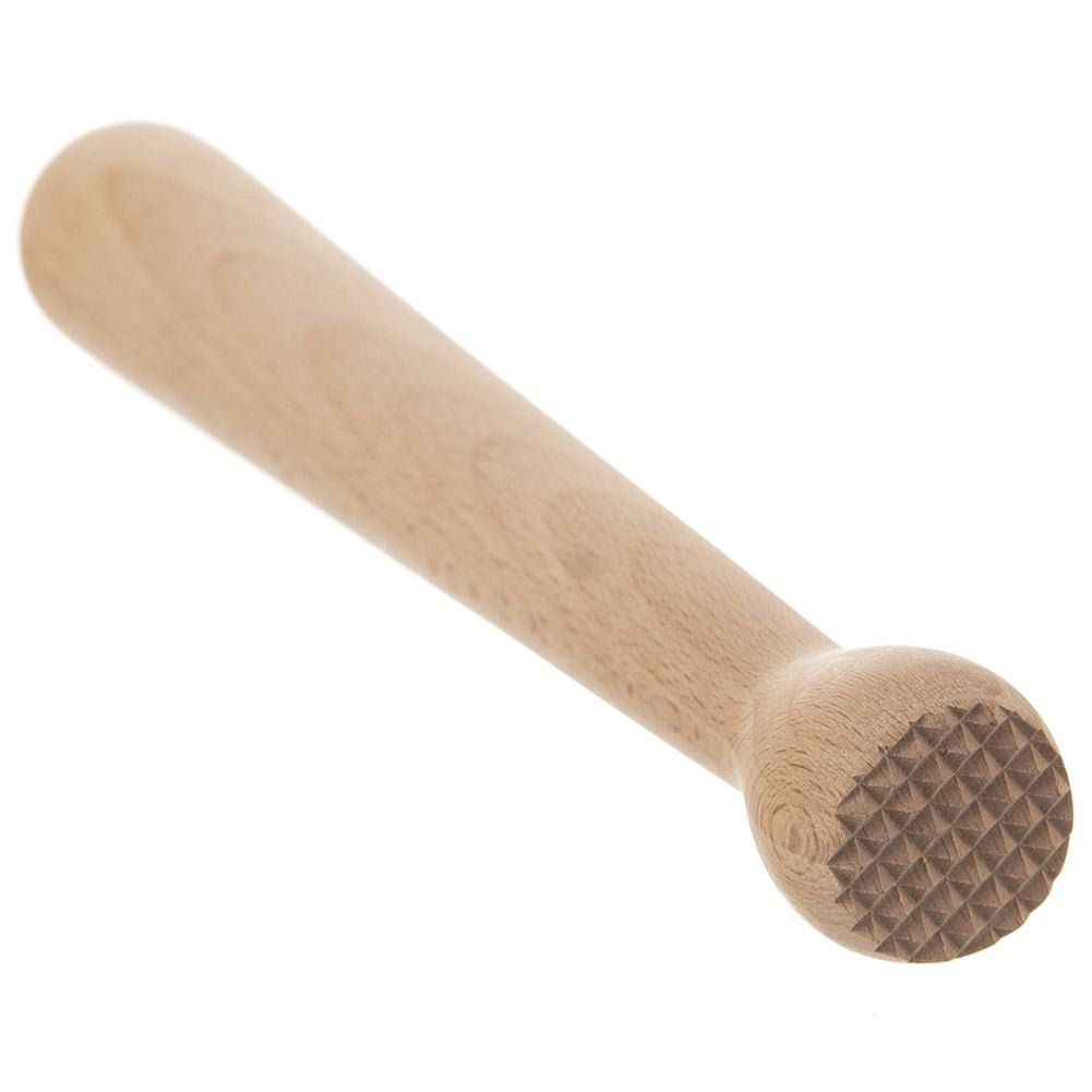 Bar stools in beech wood, 22 cm, serrated end, perfect for mojitos