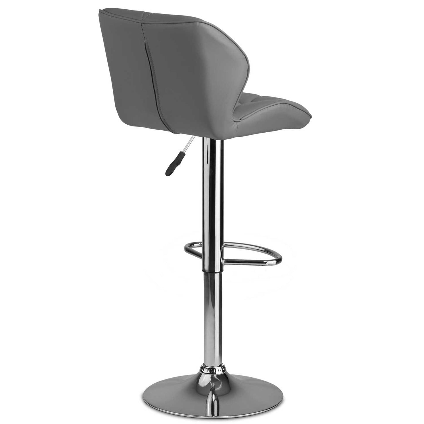 Bar stool with backrest Castel gray - 2 pieces