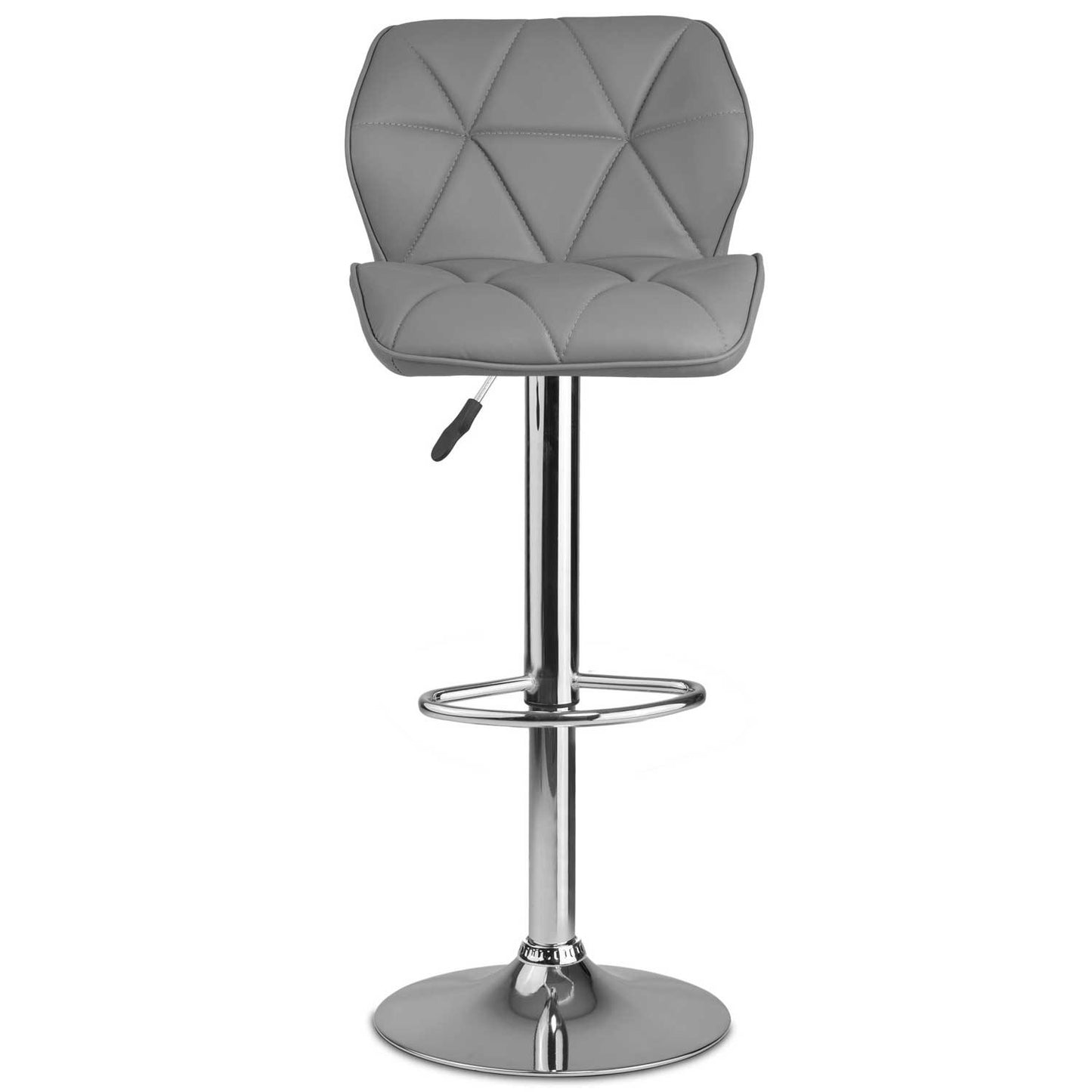 Bar stool with backrest Castel gray - 2 pieces
