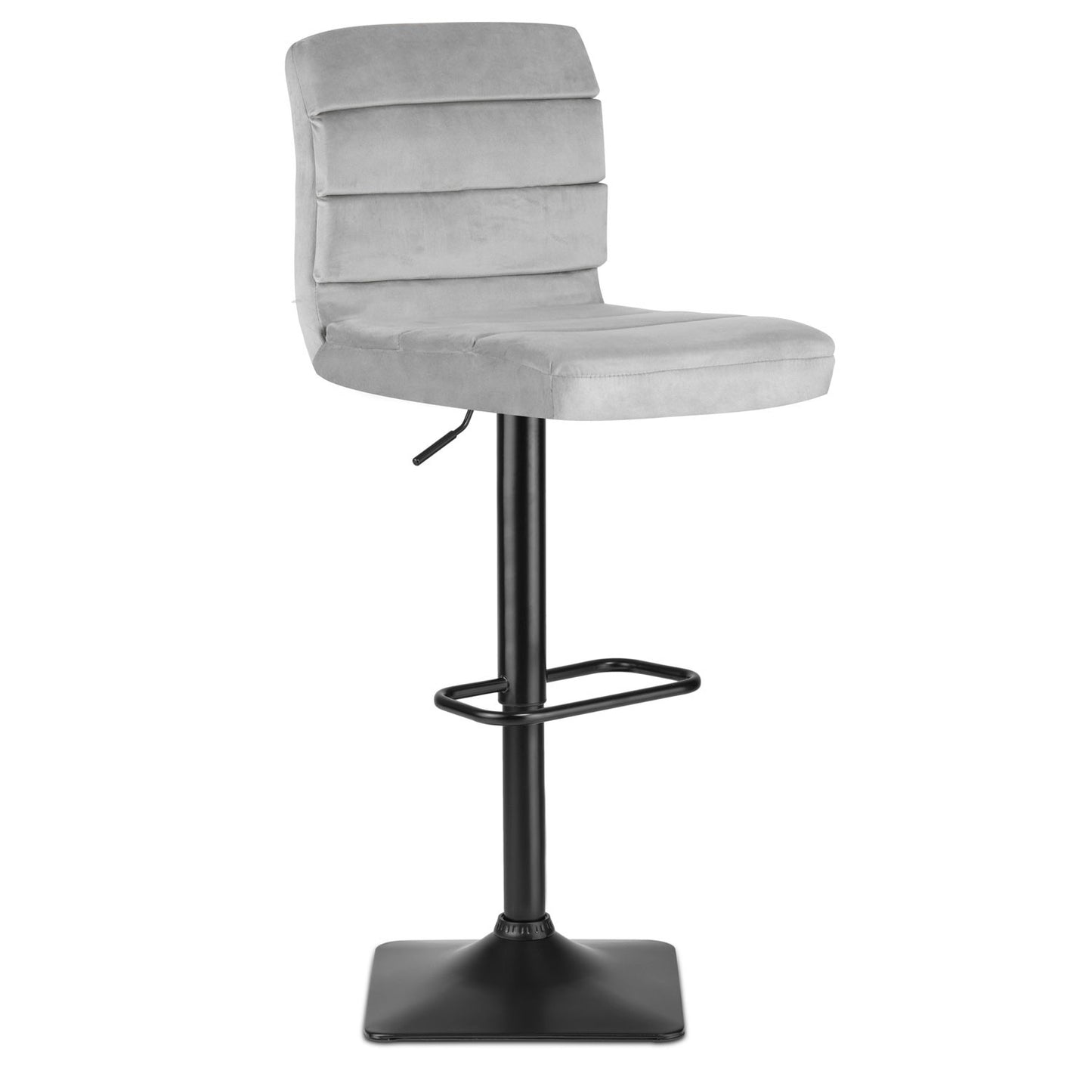Bar stool with backrest Drava gray