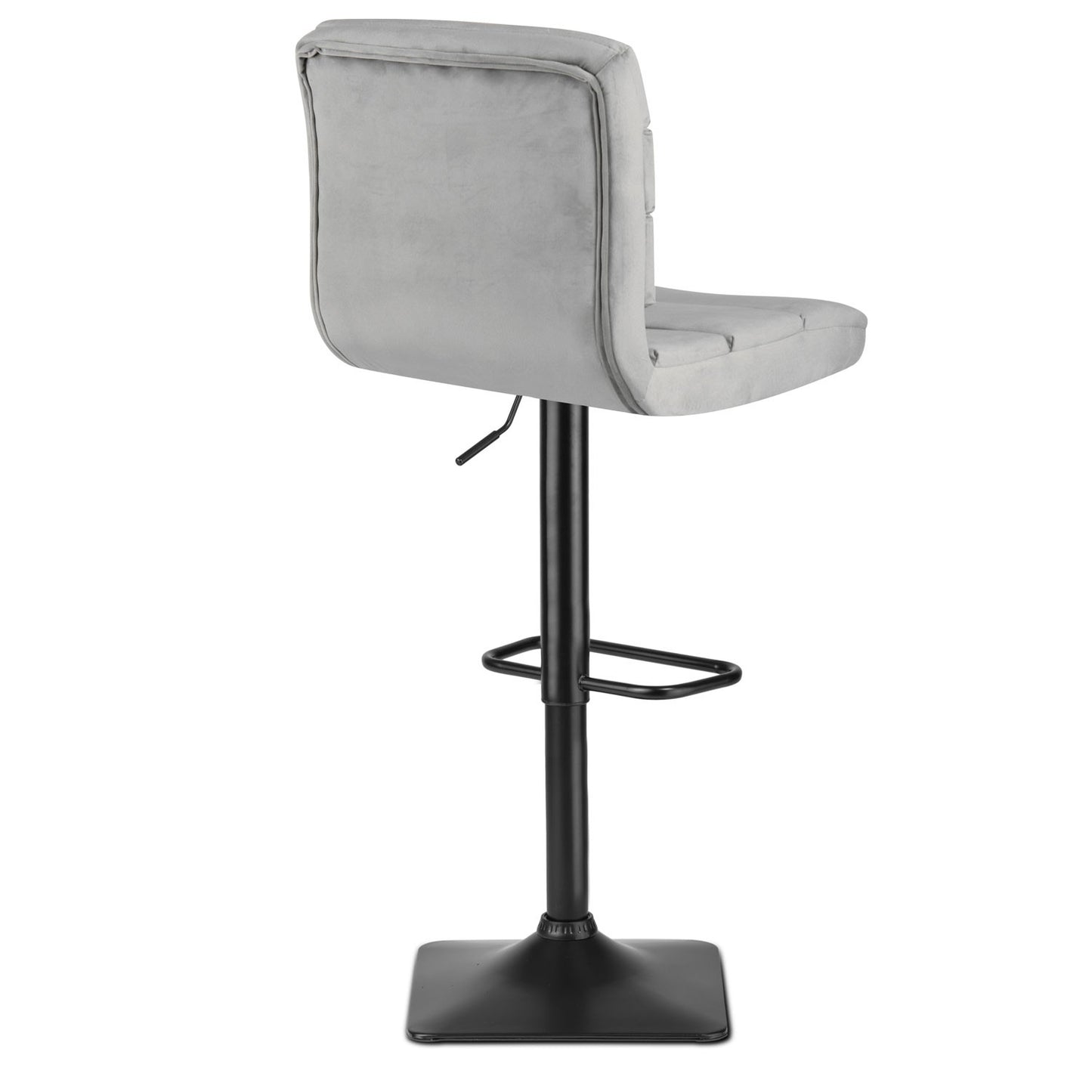 Bar stool with backrest Drava gray