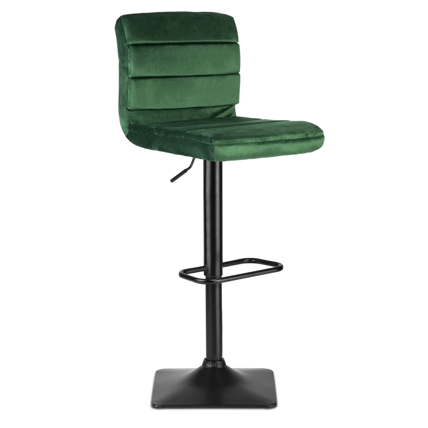 Bar stool with backrest Drava green