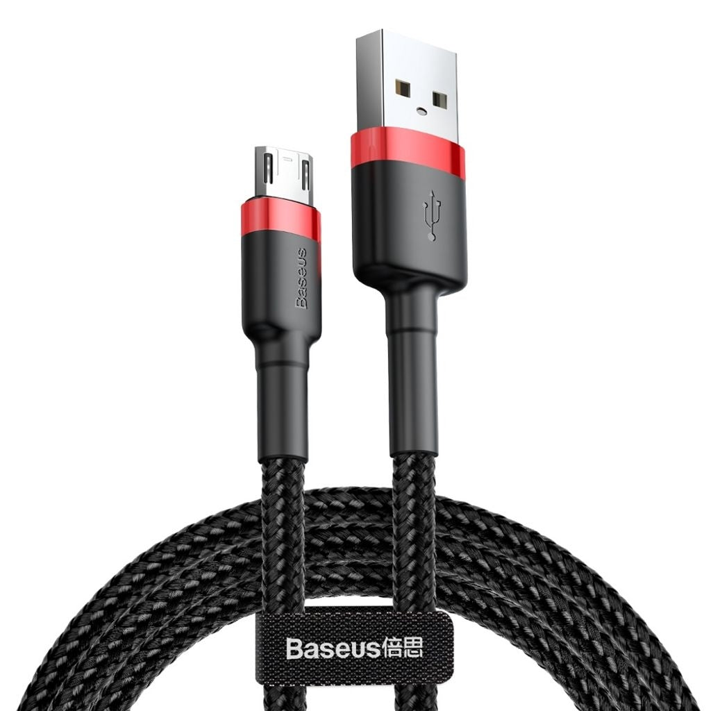 Baseus Cafule USB-A to Micro-USB Cable 2m - Black / Red