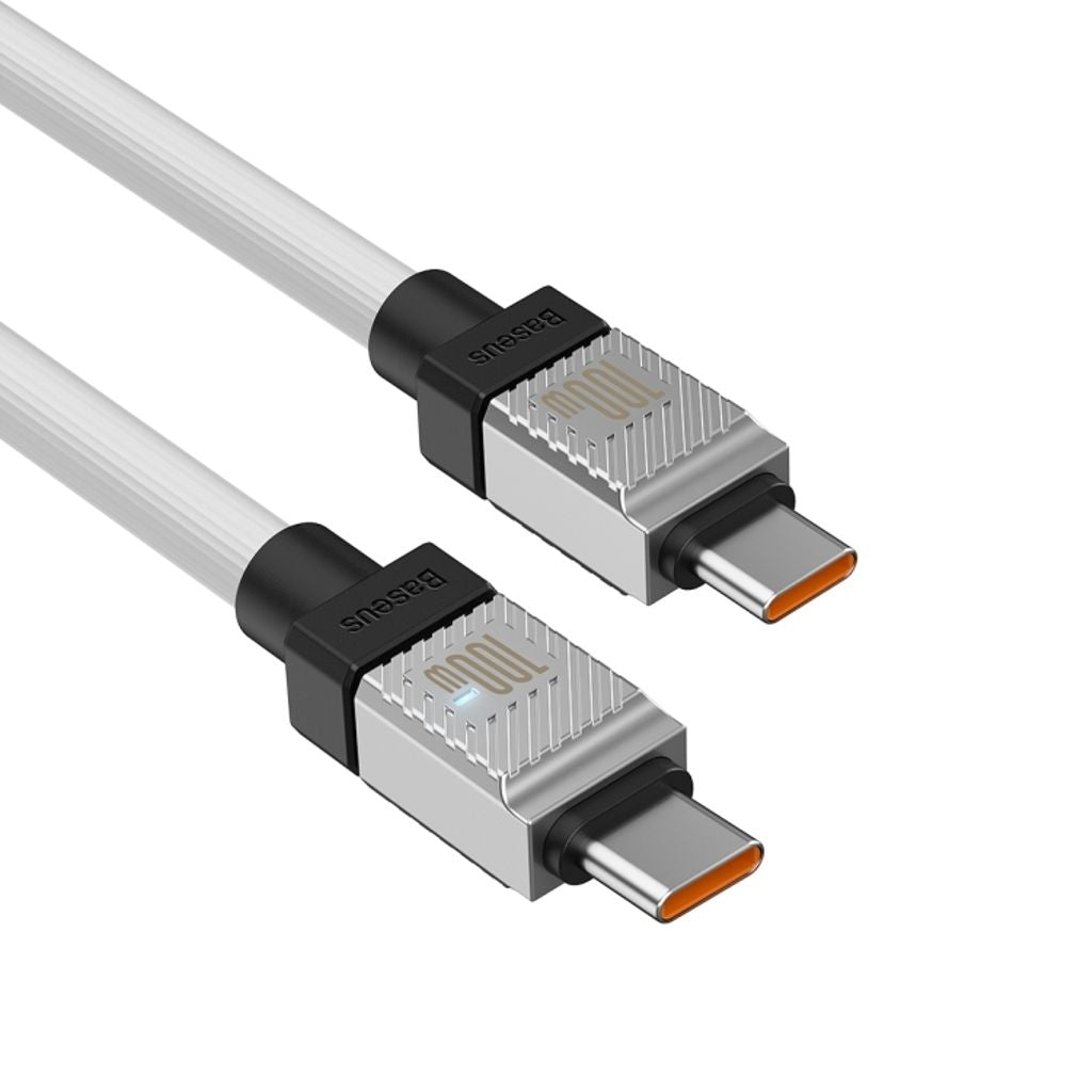 Baseus CoolPlay USB-C - USB-C Cable 100W, 1m - White