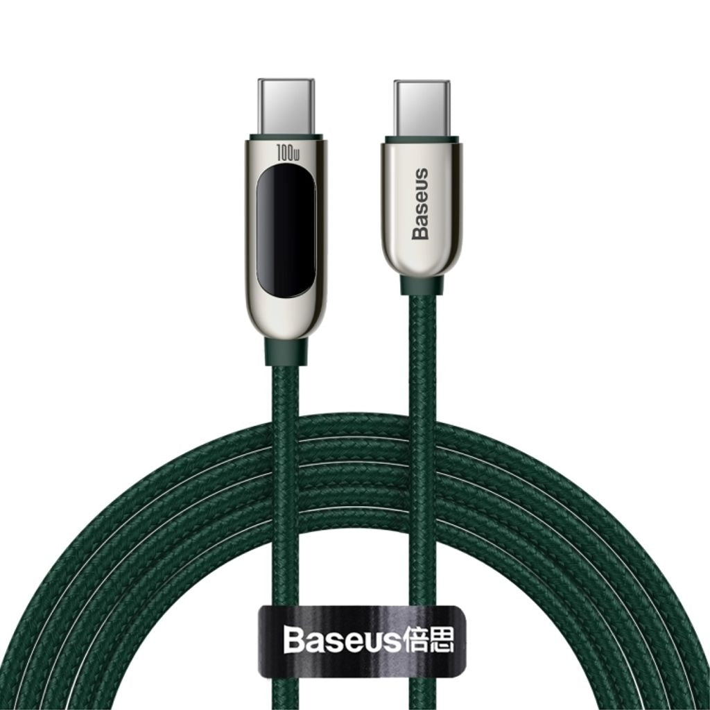 Baseus Display USB-C Cable, 100W, 2m - Green