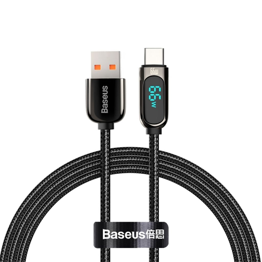 Baseus Display USB - USB-C Cable 66W, 1m - Black