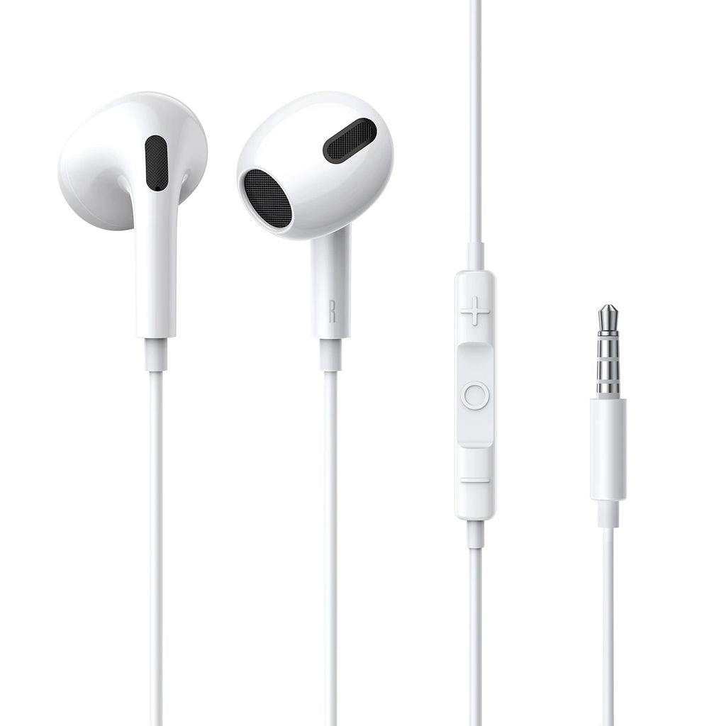 Baseus Encok H17 In-Ear Headphones Wired 3.5mm Mini-Jack - White
