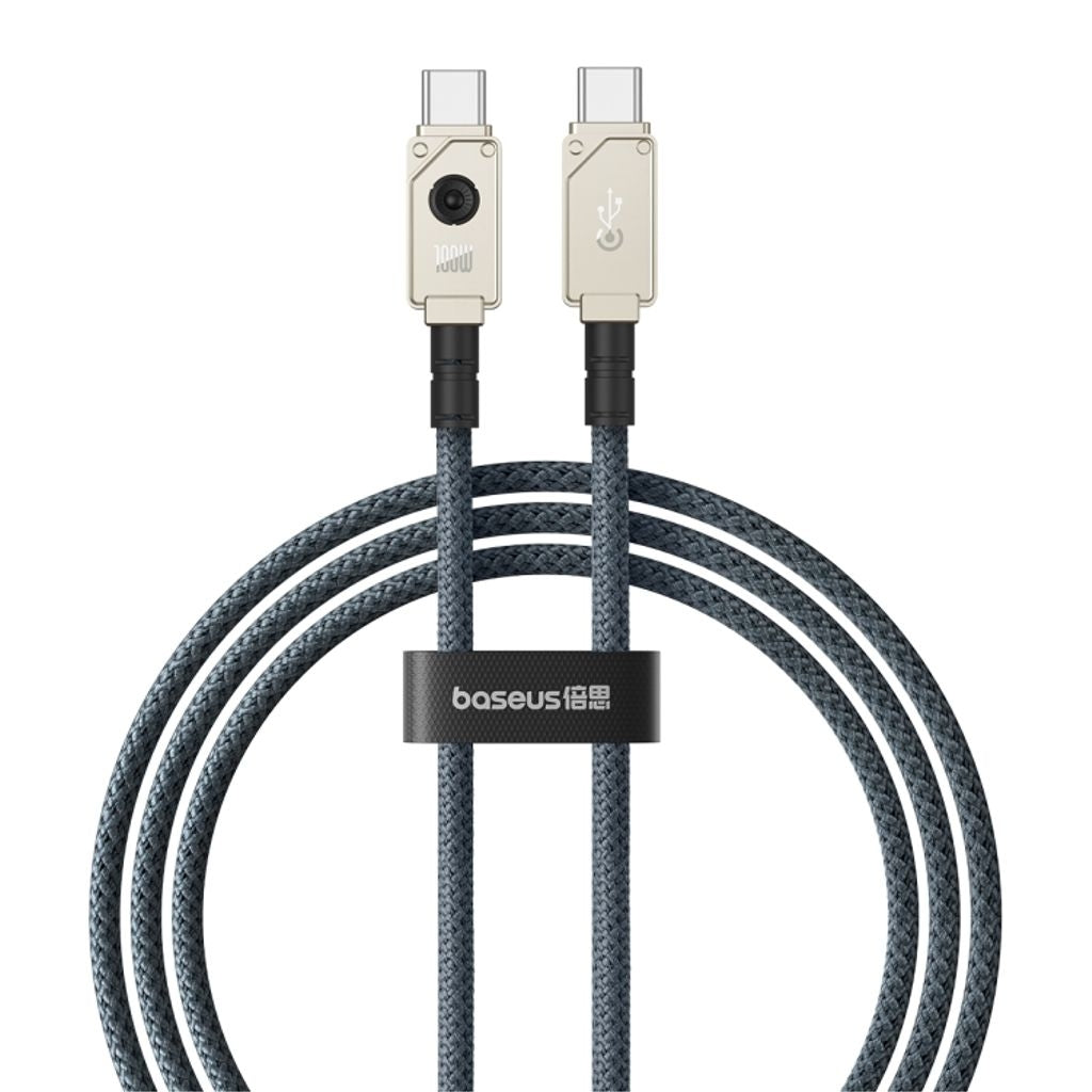Baseus Fast charging cable USB-C to USB-C, 100W, 480mbps, 1m - White