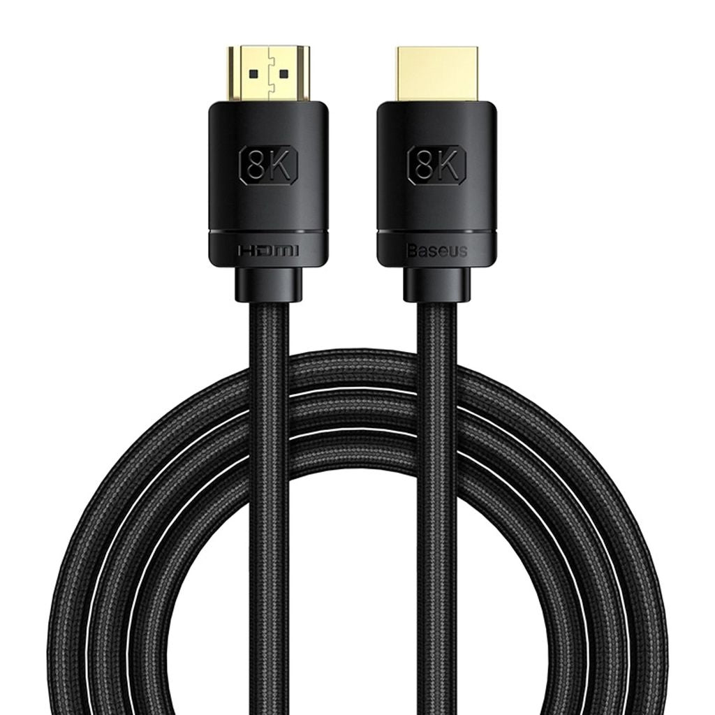 Baseus High Definition Series 8K HDMI-kabel, 2M - Svart